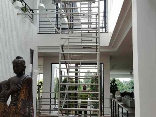 Aluminium Scaffold Tower for roof tinting