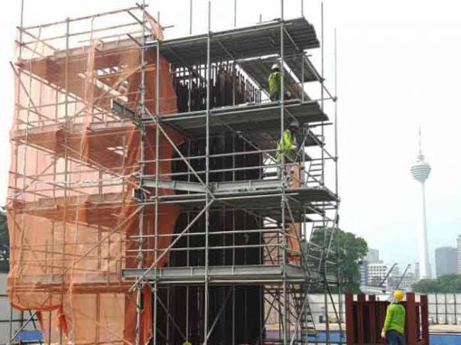 Scaffolding project at KL118